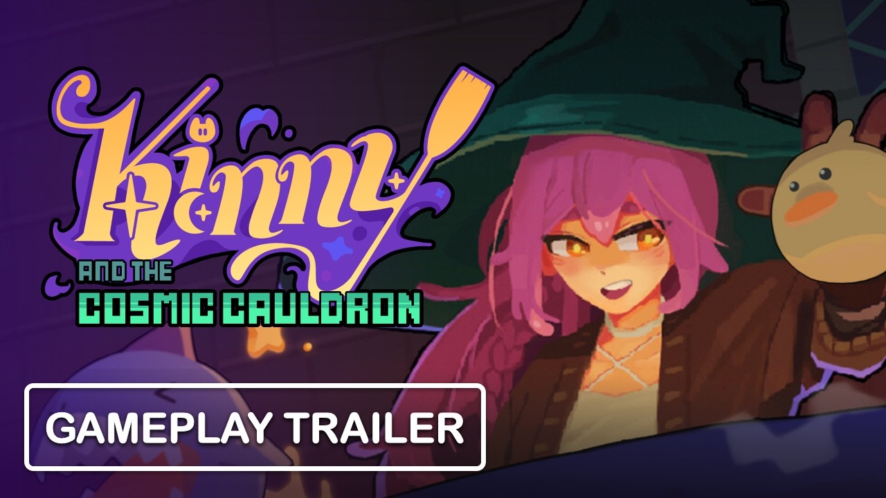 Kinny and the Cosmic Cauldron - Cooking Deckbuilder - Gameplay Trailer (Steam)