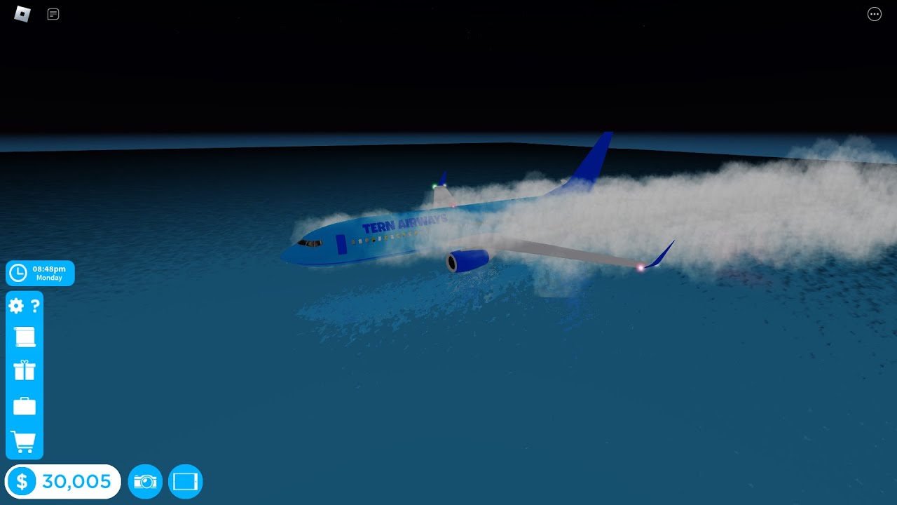 Roblox Cabin Crew Simulator - Boeing 737 Water Landing
