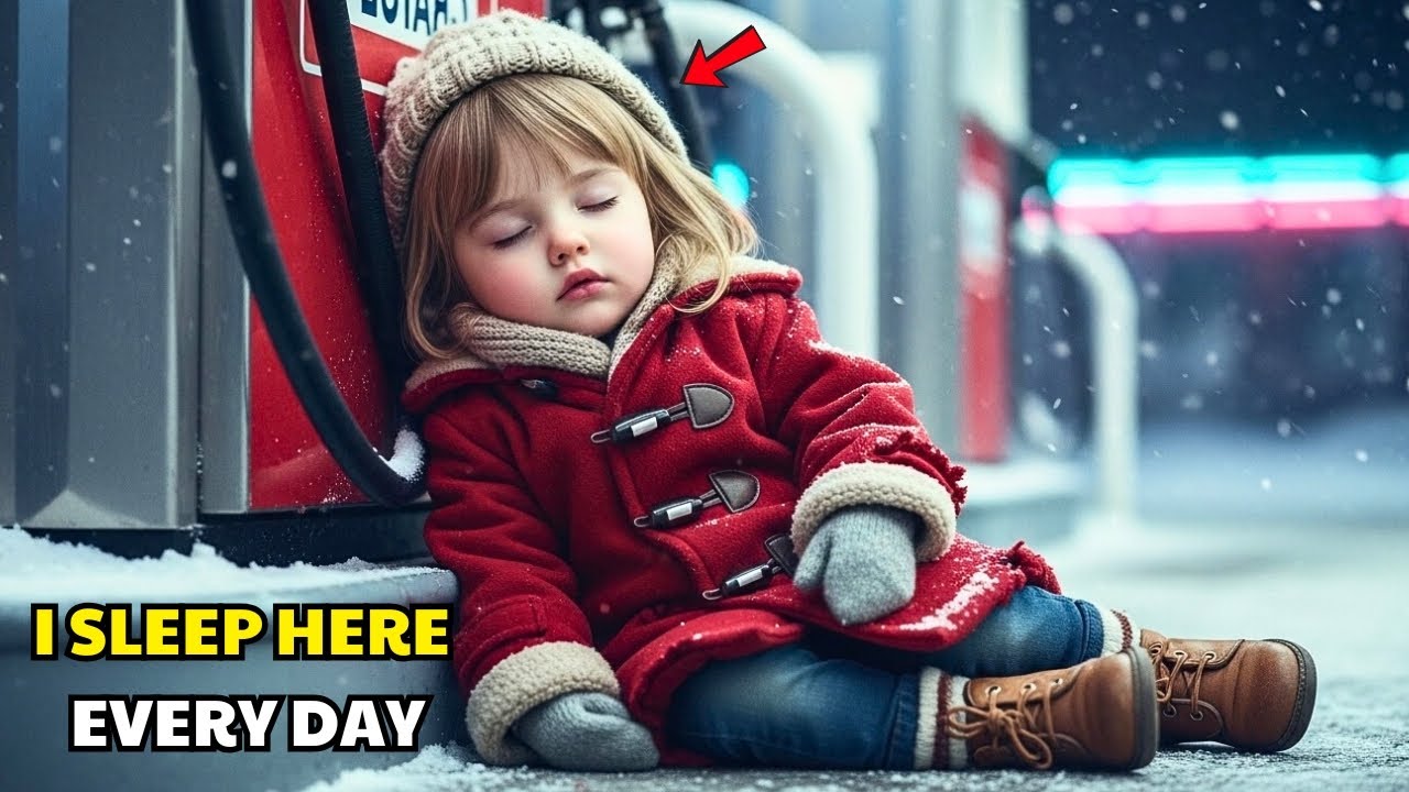 A BILLIONAIRE FINDS A POOR LITTLE GIRL SLEEPING NEAR A GAS STATION—WHAT HE DID NEXT SHOCKED EVERYONE