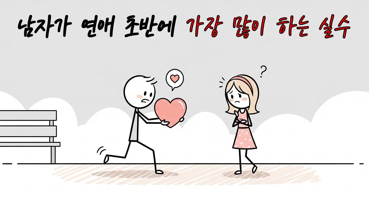 남자가 연애 초반에 가장 많이 하는 실수 3가지