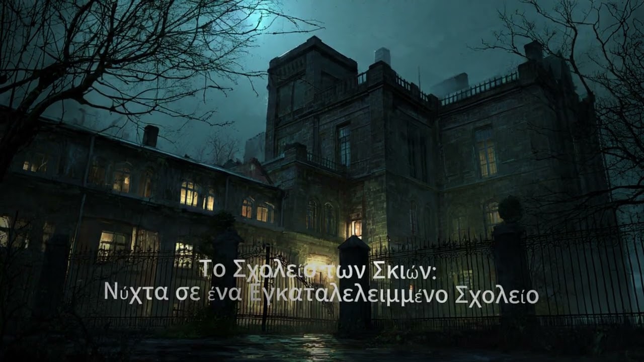 Το Σχολείο των Σκιών Νύχτα σε ένα Εγκαταλελειμμένο Σχολείο