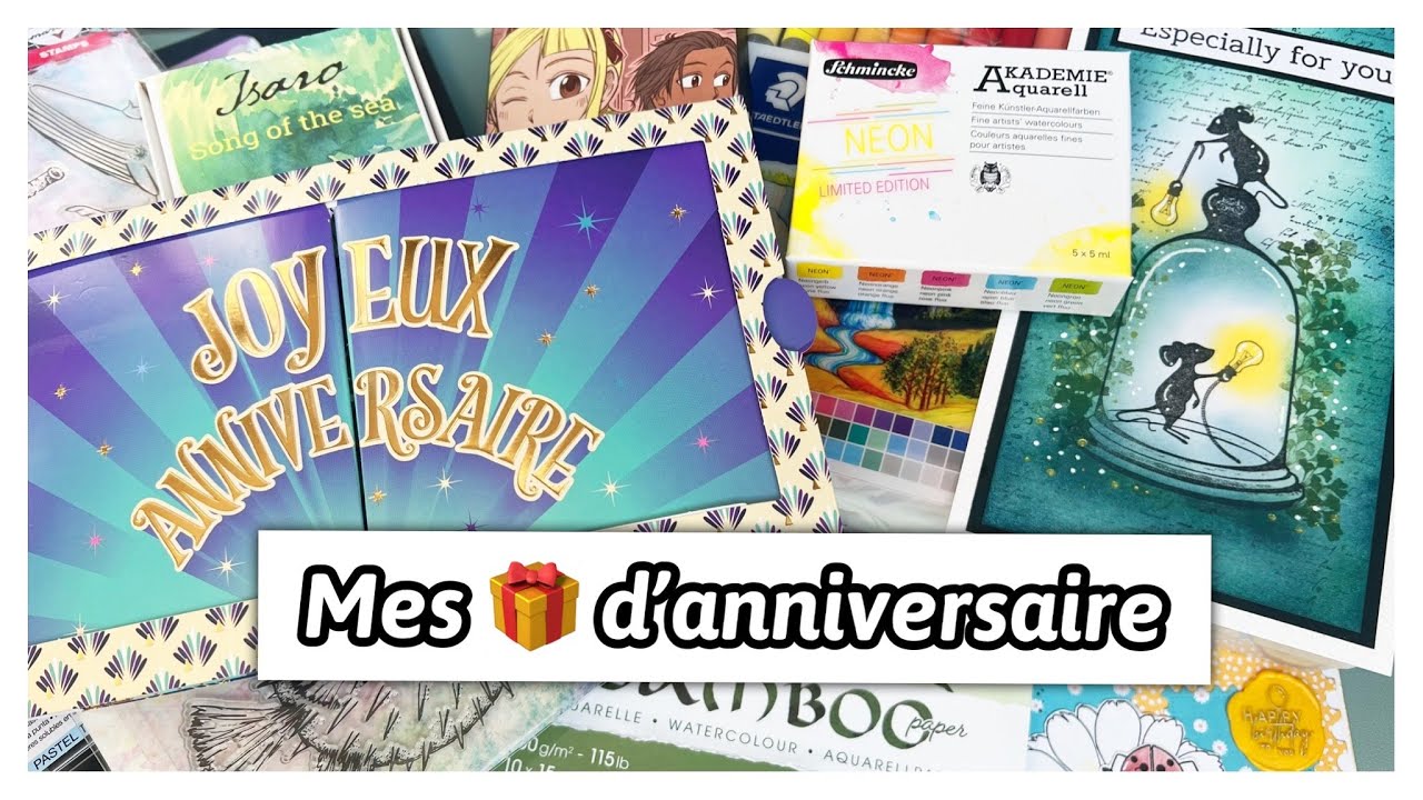 Cadeaux d'anniversaire Scrap, Colo, Déco, ...