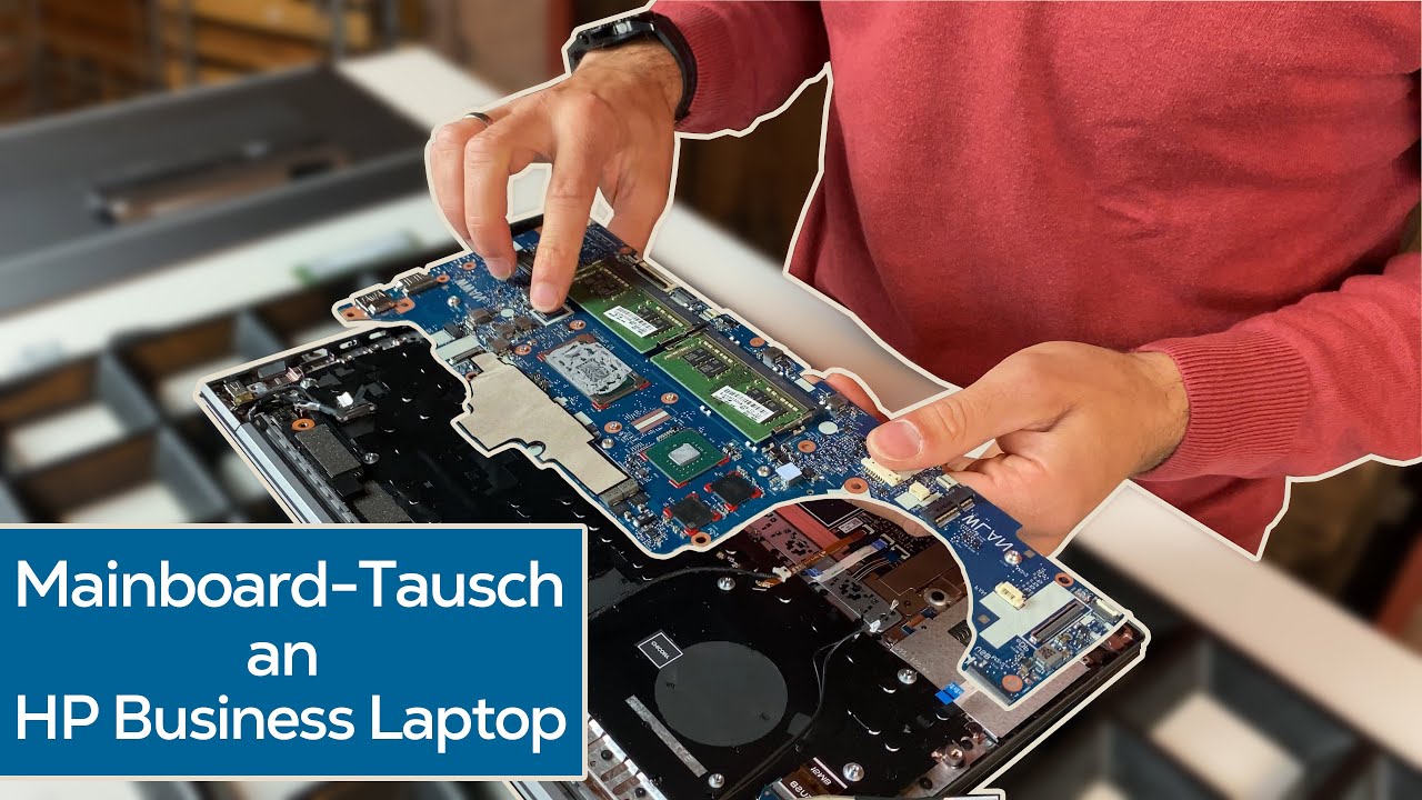 HP Laptop Mainboard tauschen - Laptop Reparatur - öffnen, erweitern