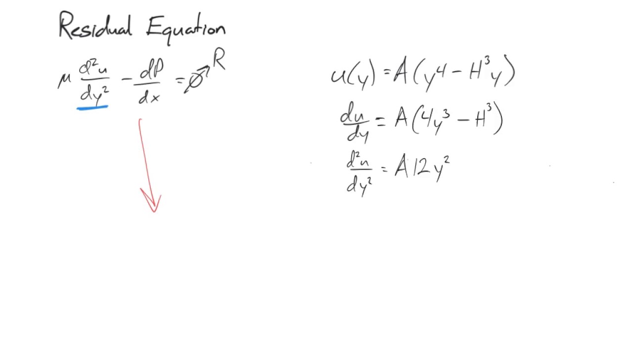 Weighted Residual (5/5): Example #2