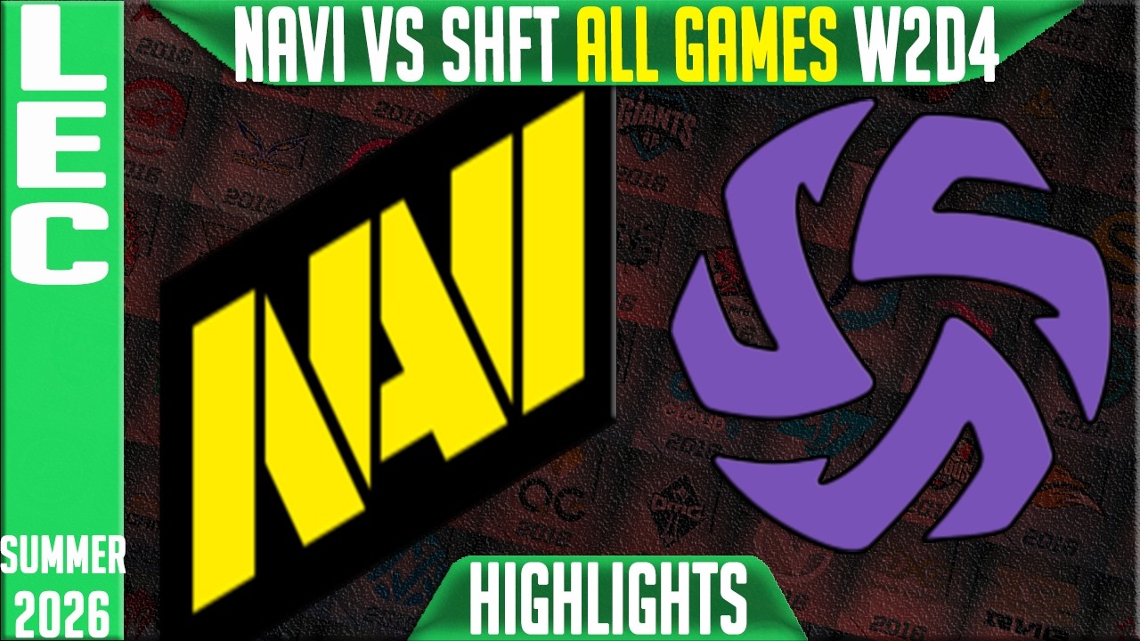 NAVI vs SHFT Highlights ALL GAMES | LEC Summer 2026 W2D4 | Navi vs Shifters
