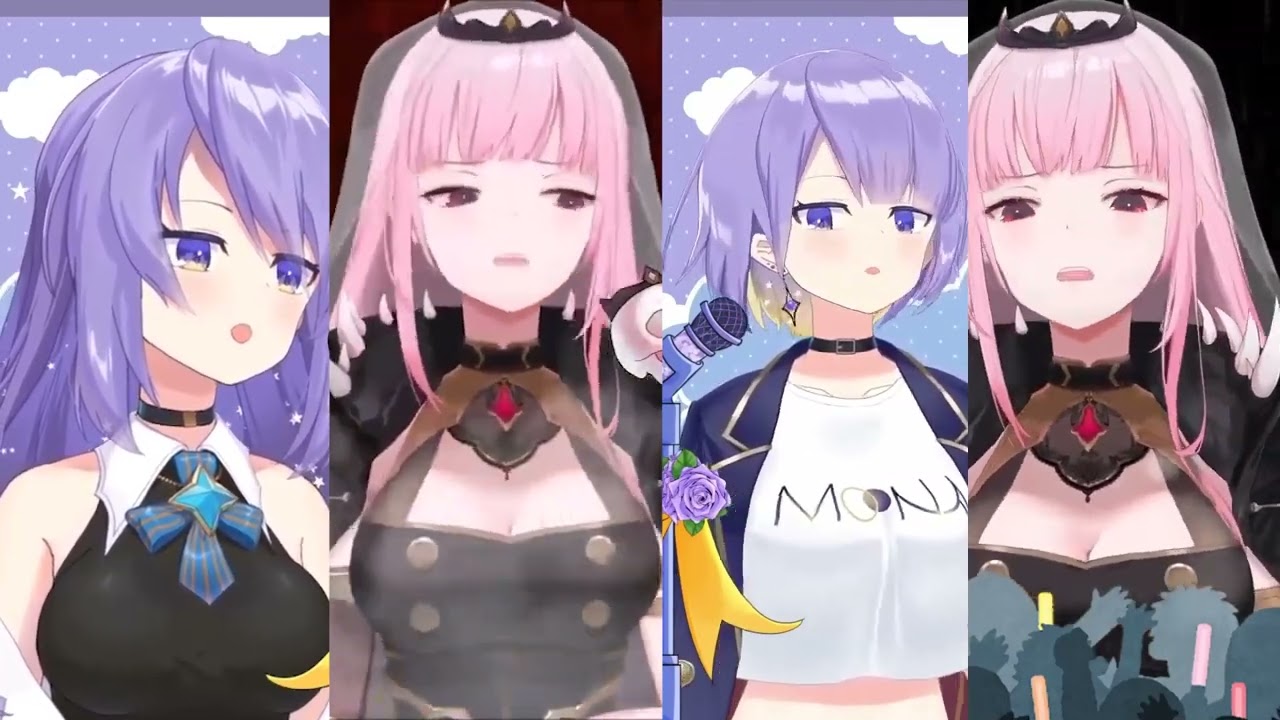 【HOLOLIVE】Helena Karaoke Cover by Moona Hoshinova & Calliope Mori