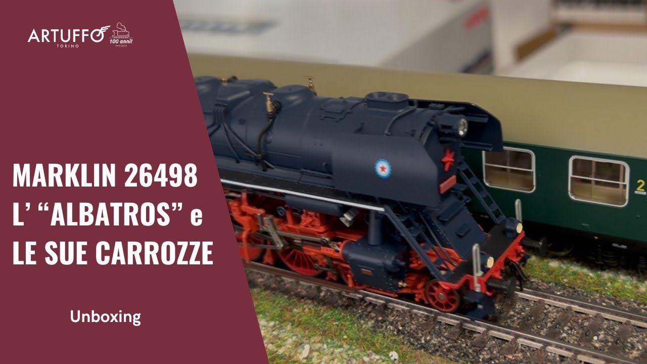 Unboxing Artuffo - Märklin 26498, l'Albatros e le sue carrozze passeggeri