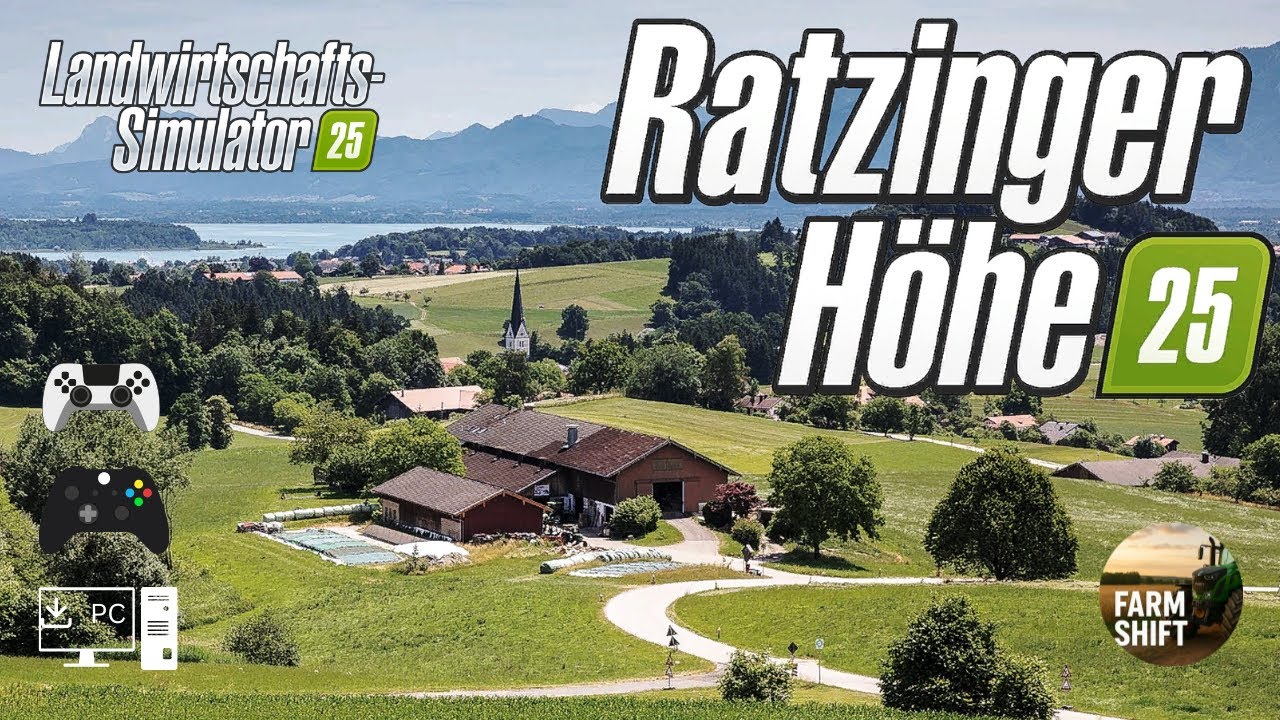 LS25  Ratzinger Höhe - Mapvorstellung  für alle verfügbar #farmingsimulator #map #ls25