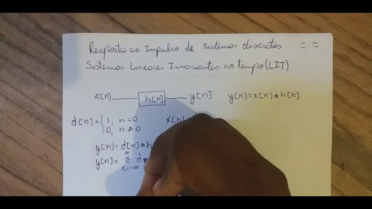 Resposta ao impulso de Sistemas Lineares Invariantes no tempo (LIT)