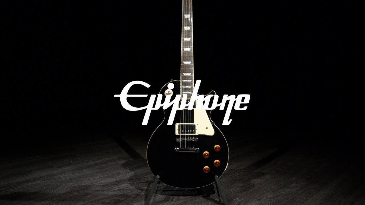 Epiphone Les Paul Standard, Ebony | Gear4music demo