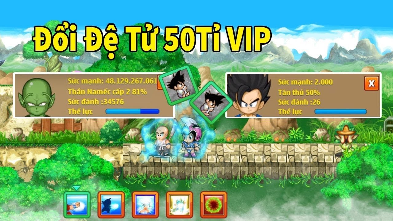 Ngọc Rồng Online - Đổi Mới View6sao...Tạm Biệt Đệ Tử VIP 50 Tỷ C&ugrave;ng Set 7s Khủng