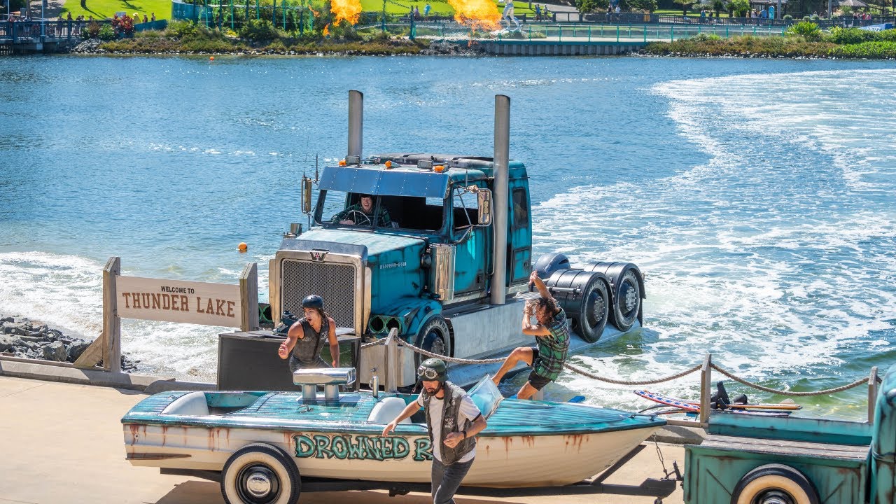 Thunder Lake Stunt Show - Sea World Australia | July 30th 2023