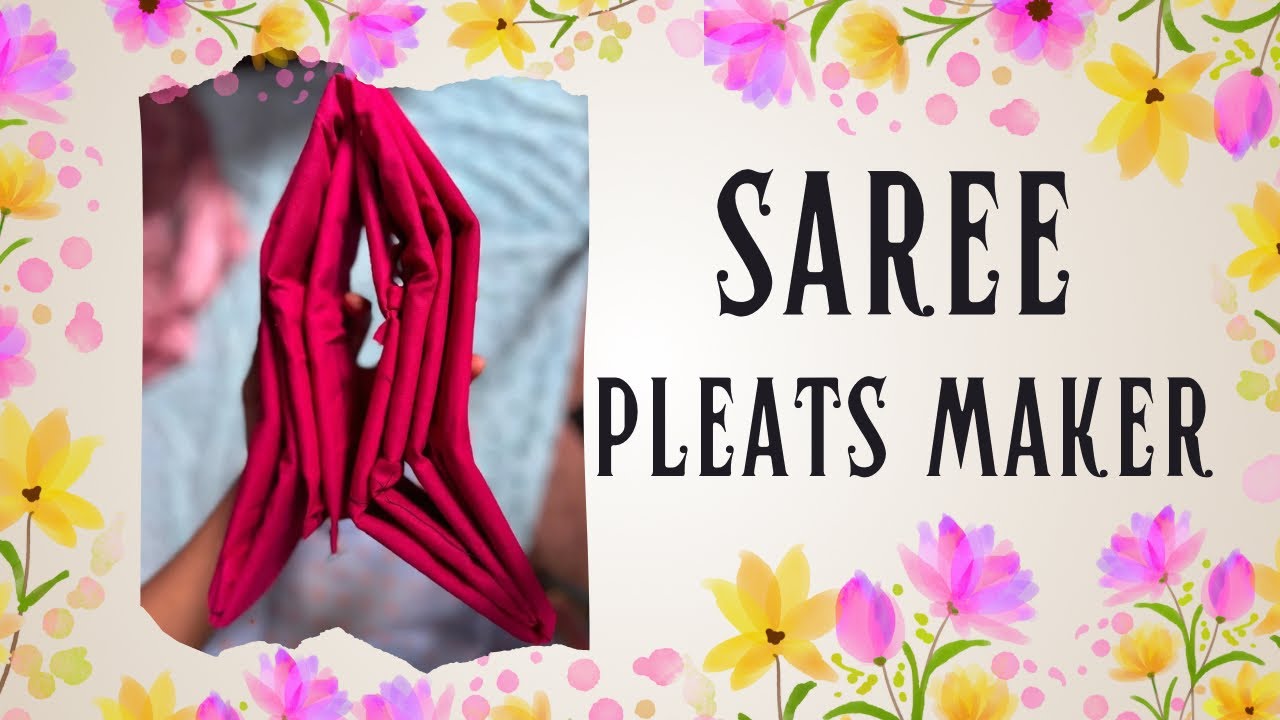 Saree Pleats maker || సారి పళ్ళు tool making at home || craft Idea || Homely Harika ||