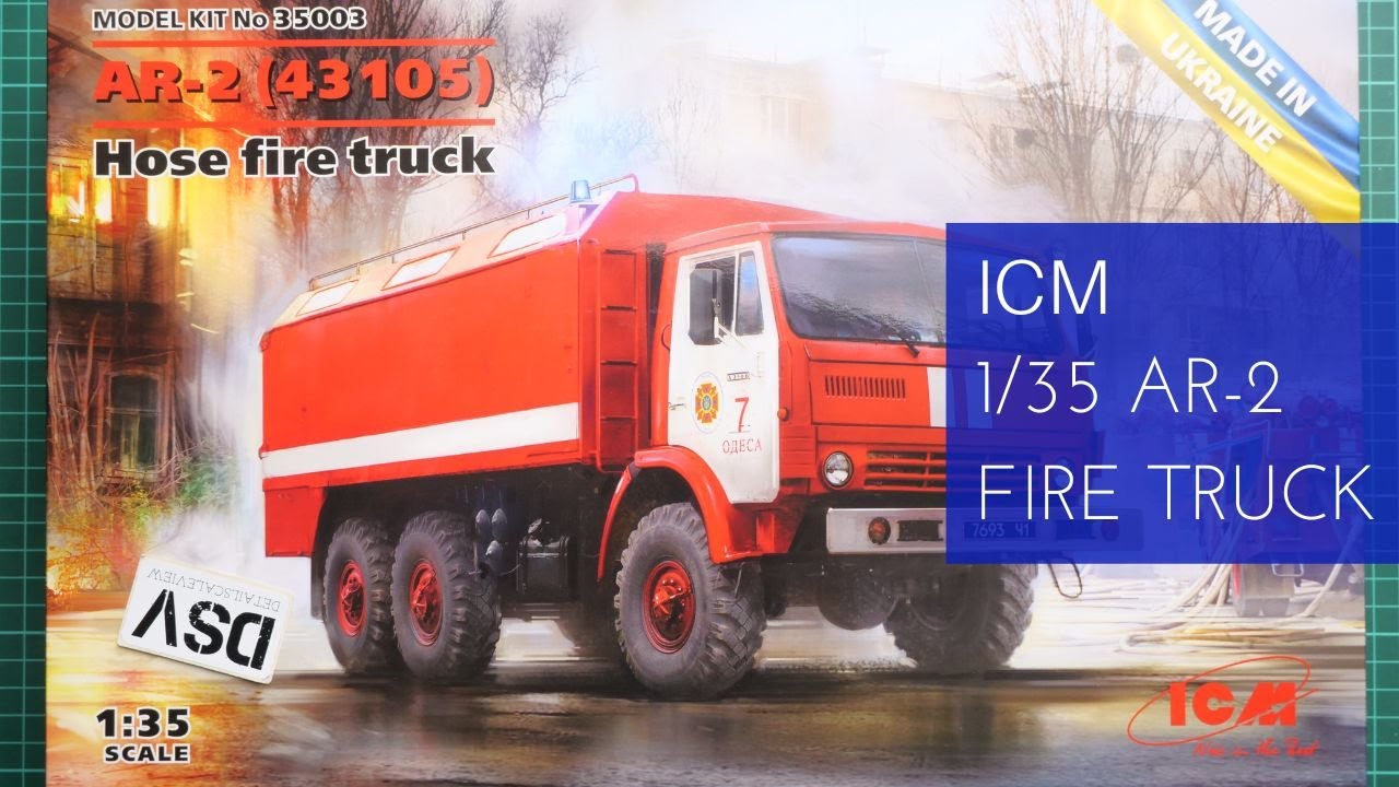 ICM 1/35 AR-2 Fire Truck (35003) Review