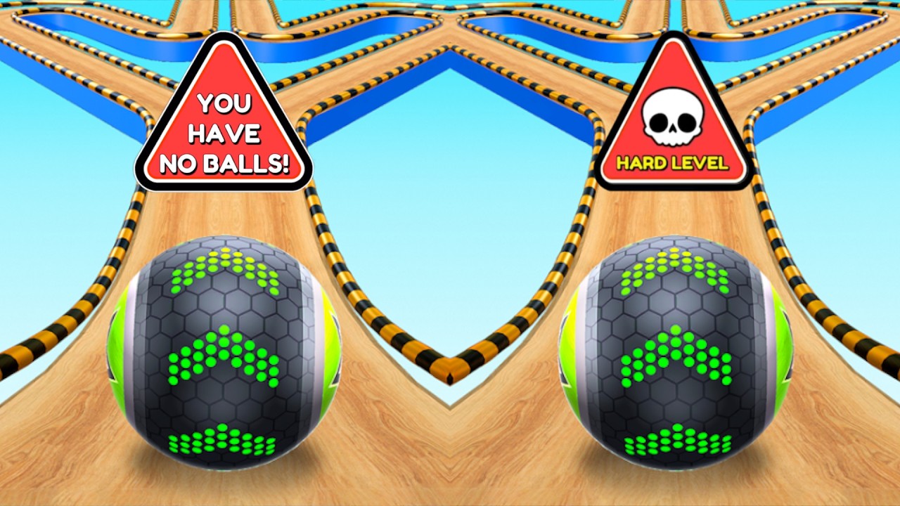 GOING BALLS SPEEDRUN, FUNNY FAILS Vs CHALLENGE, PORTAL RUN, RACE, ALL LEVELS, HARD LEVELS 12