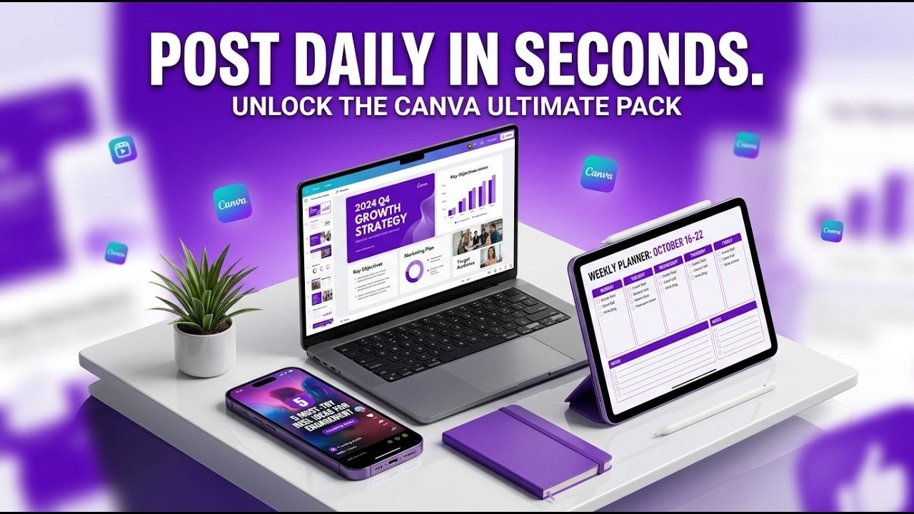 The Ultimate Canva Toolkit: 70+ Editable Templates for Entrepreneurs & Creators