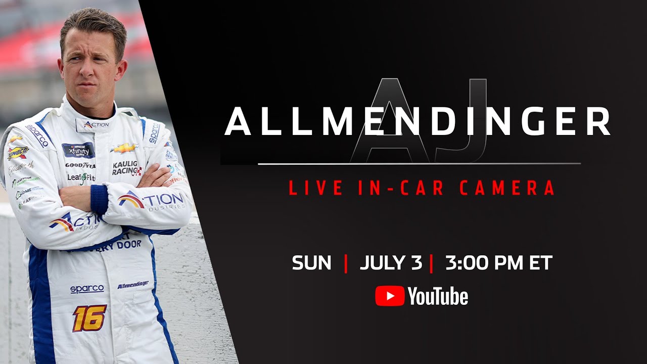 LIVE: AJ Allmendinger in-car camera presented by Sunoco : Road America