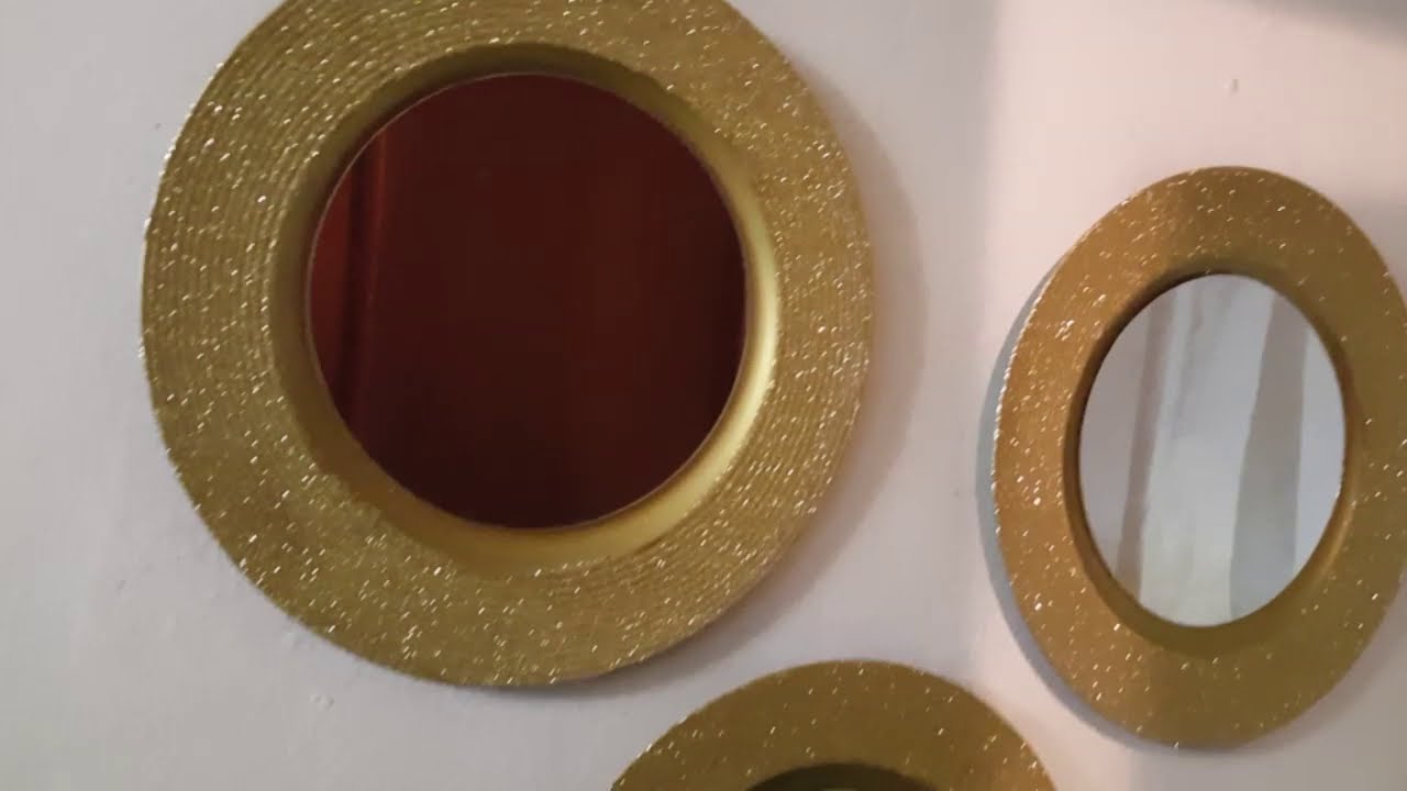 manualidades  decorar unos platos con espejo