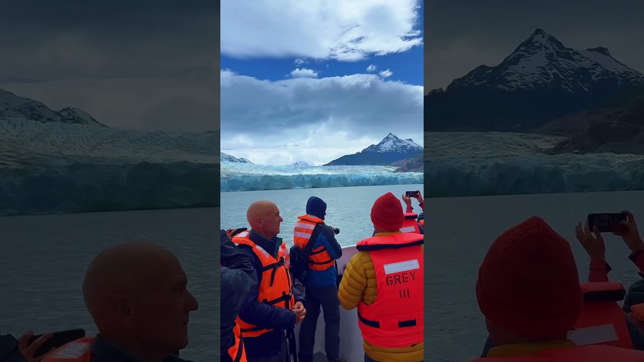 Sail Grey Lake and get up close to the Grey Glacier! #mountains #torresdelpaine #travel