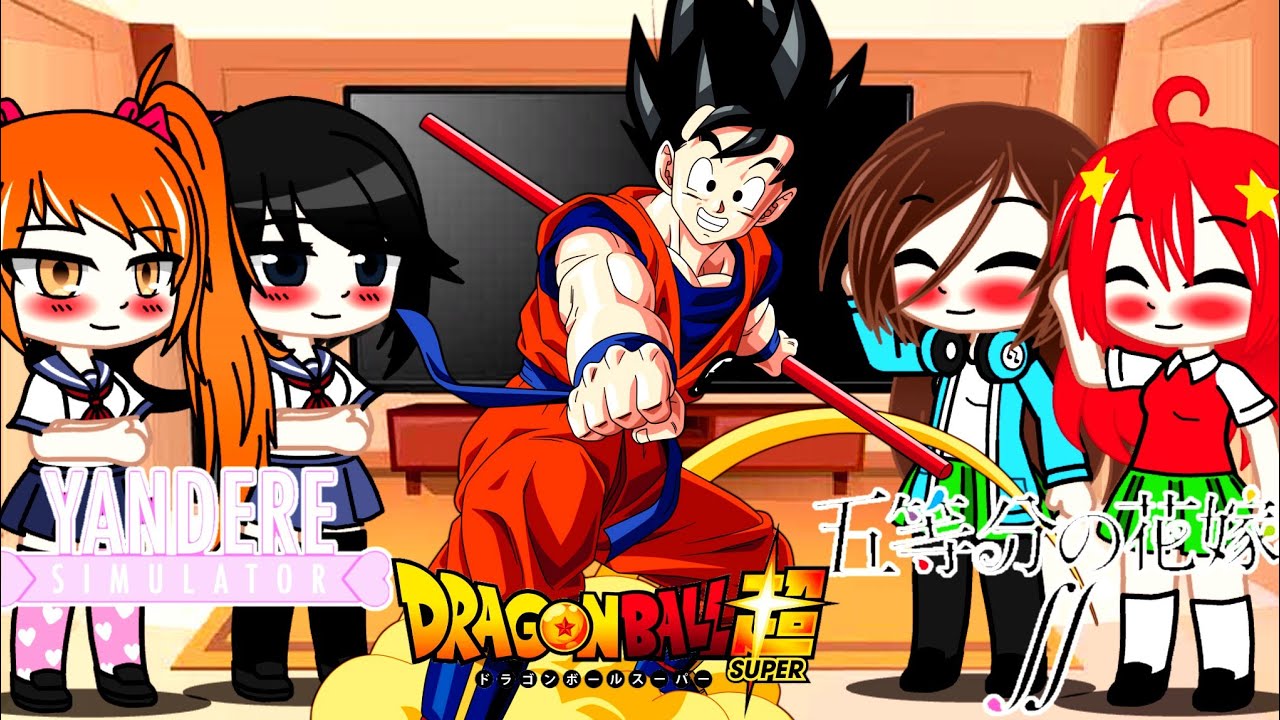 🍥🐲Las chicas de Yandere Simulator Juntas Con Itsuki y Miku Reaccionan a Goku🐲🍥 (Ver hasta el final )