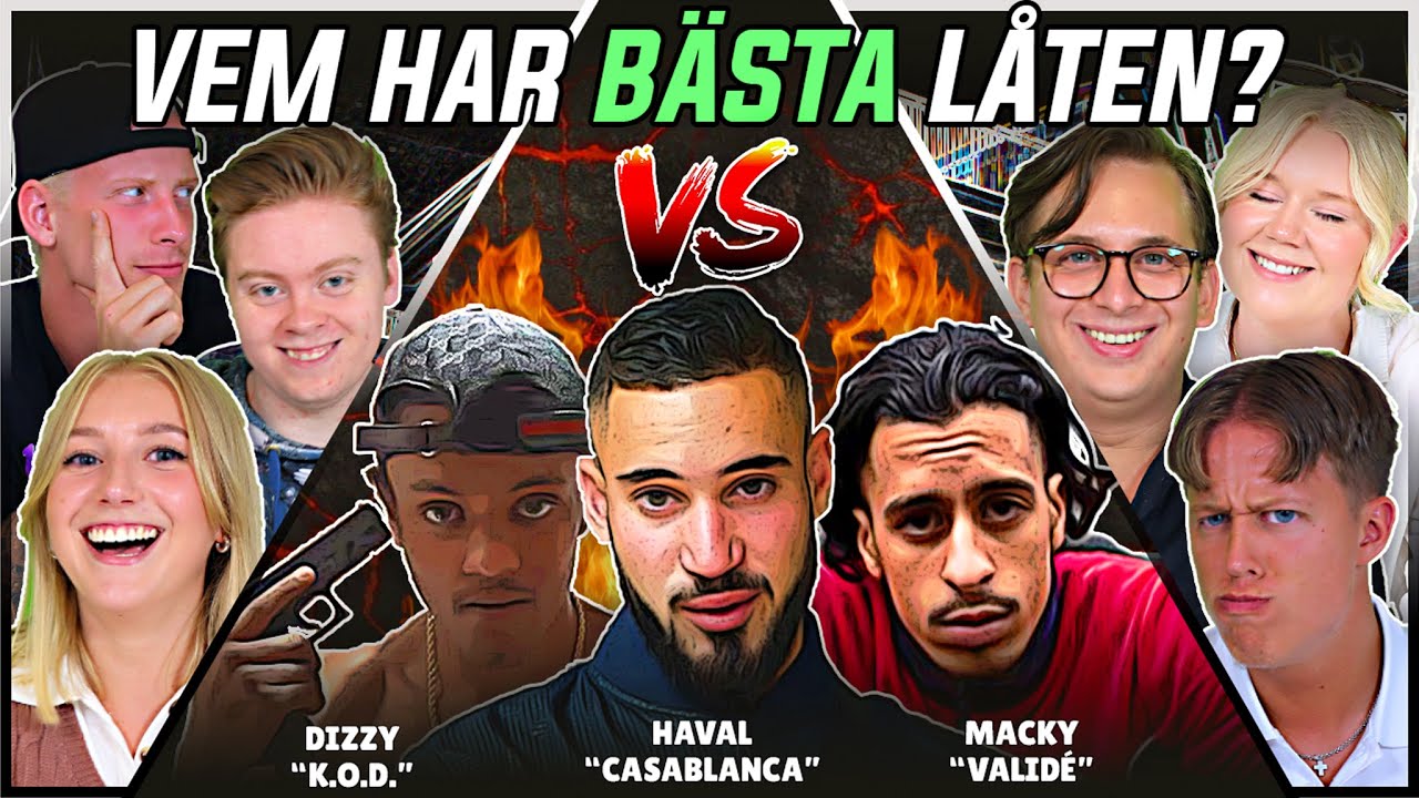 VEM HAR BÄSTA LÅTEN? (Dizzy, Haval, Macky) | Swedish Rap Reaction | #41