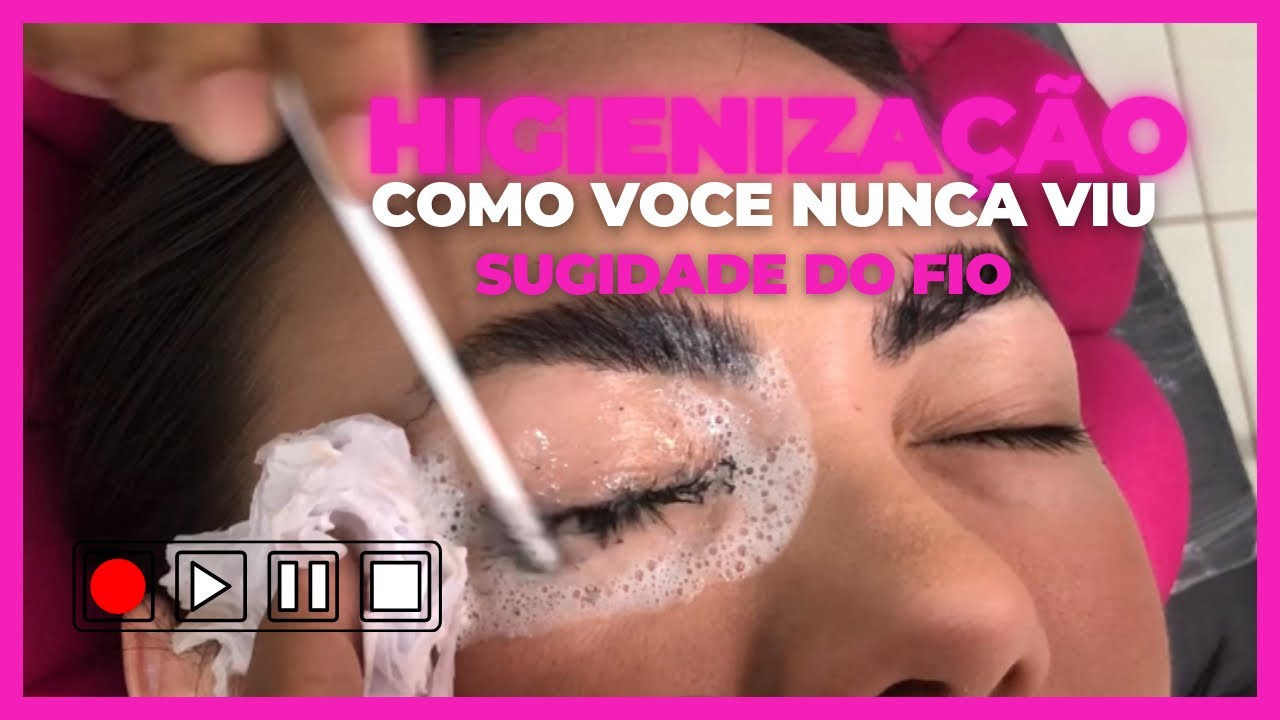COMO FAZER A HIGIENIZAÇÃO DOS CÍLIOS? Extensão de cílios para iniciantes! Como lavar os cílios?