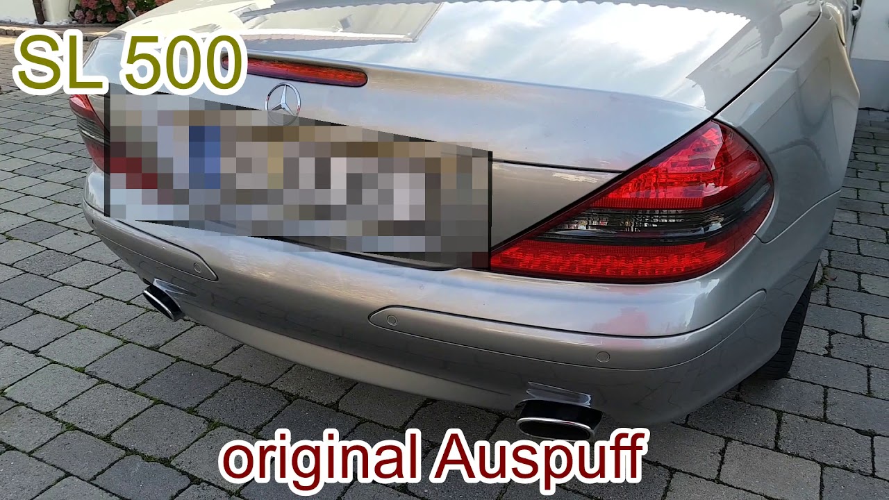 Mercedes SL 500 (R230) originaler Auspuffsound