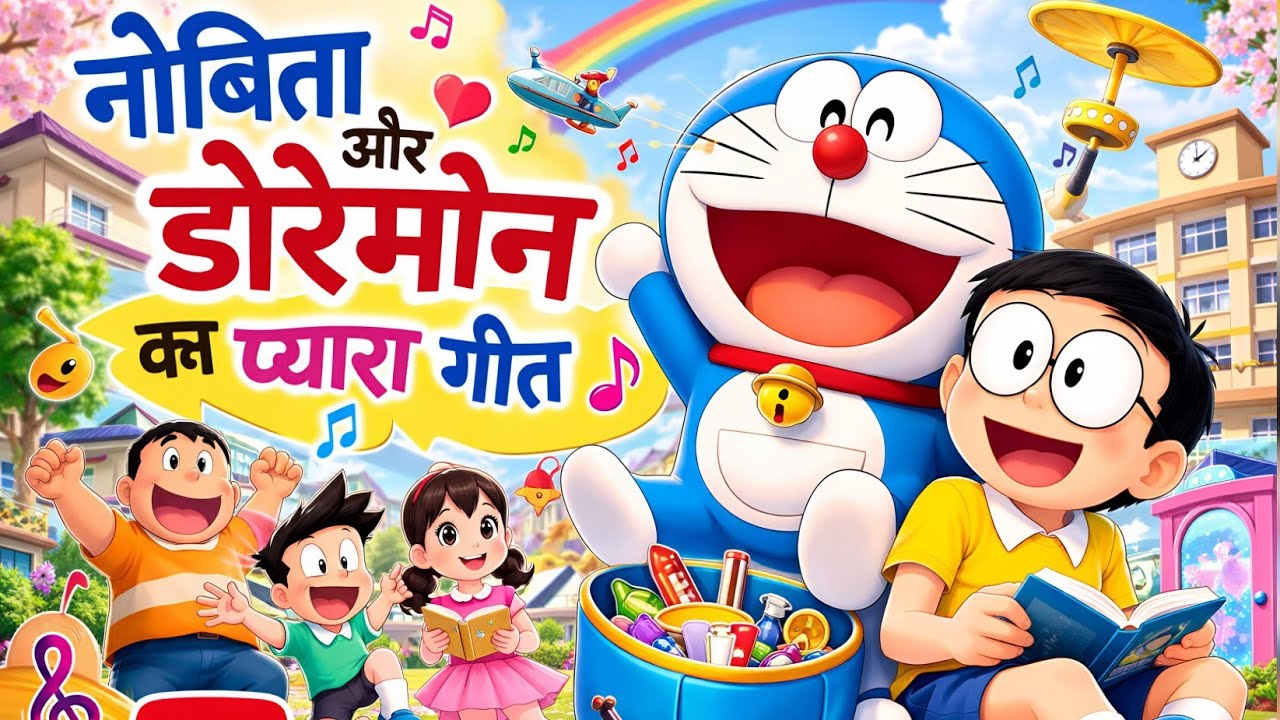 Doremon And Nobita Cute Hindi Song | नोबिता का प्यारा सा song | Nobita Kids Song 😜🤪