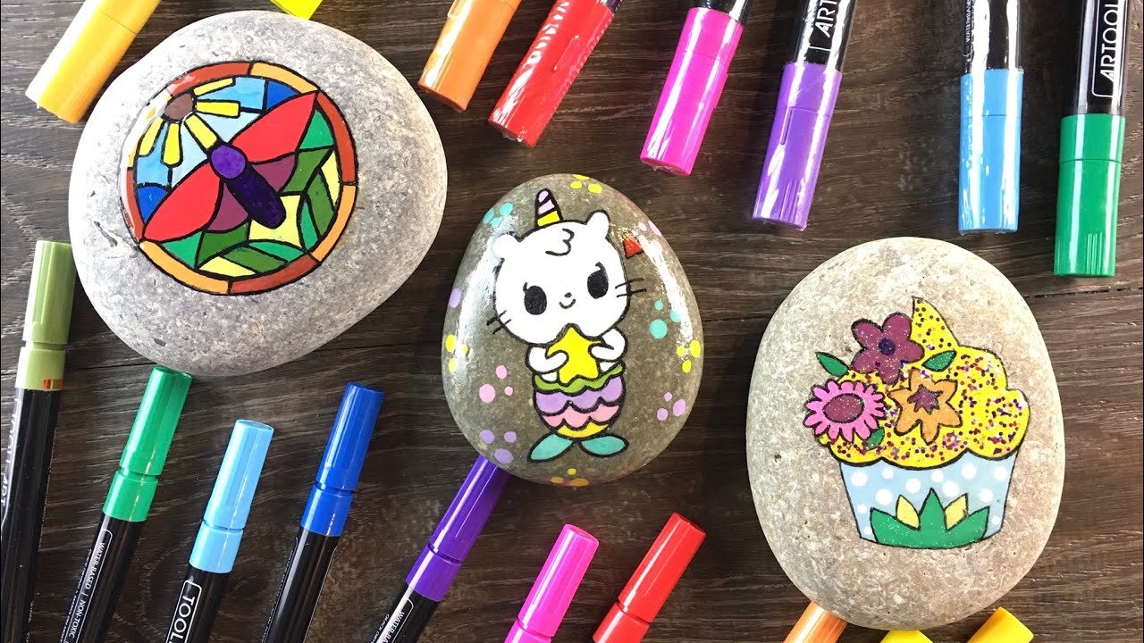 Trying out Tooli Art markers | Rocktastic Arts