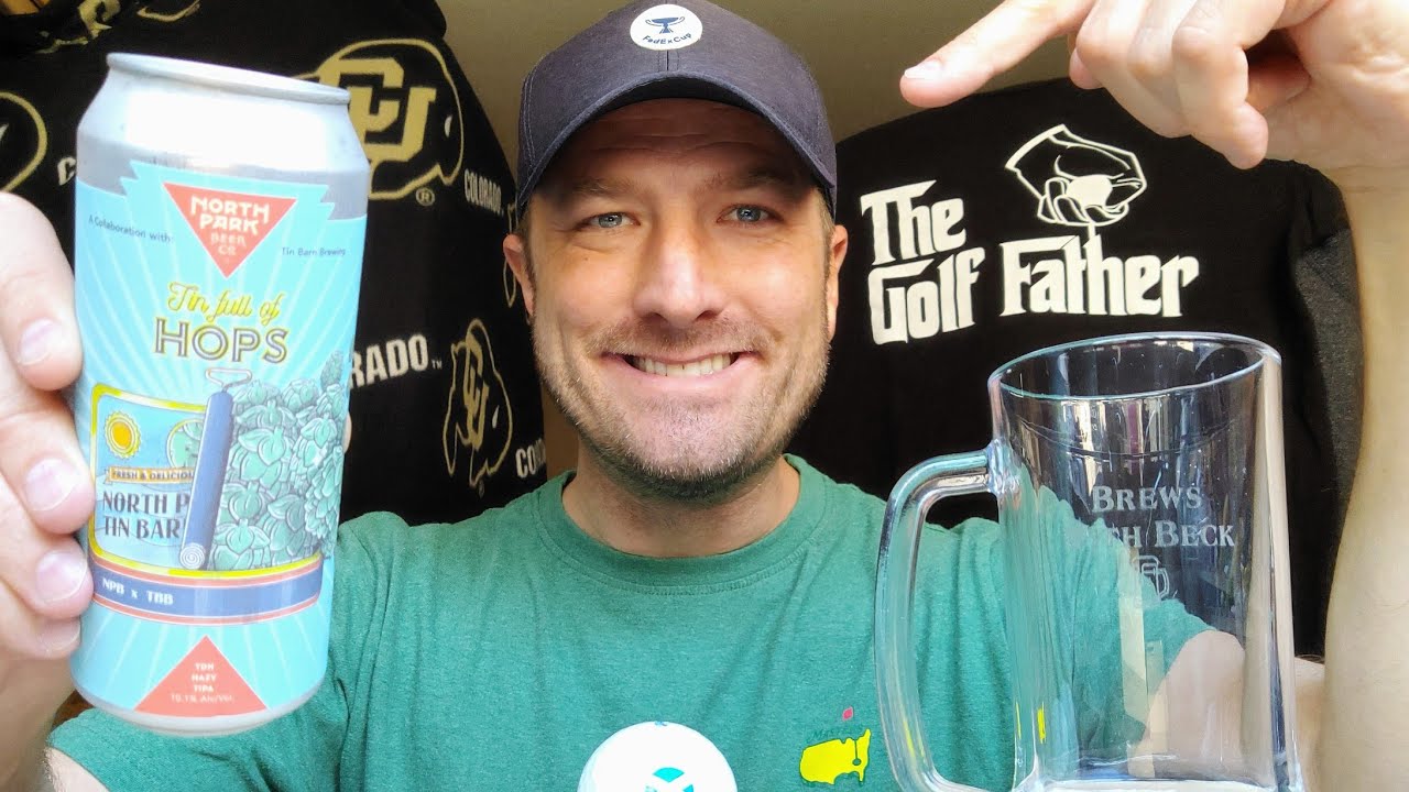 North Park Beer Company - Tin Full of Hops #TDH #Triple #NewEngland #IPA #Beer #Review #Major #Golf