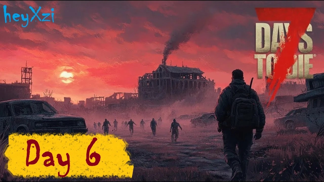 7 Days To Die - ДЕНЬ 6 - УЖЕ НА ОПЫТЕ, ДЕЛАЮ КВЕСТЫ