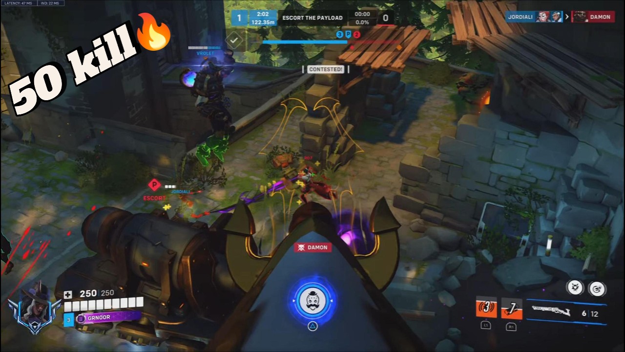 اقوى دمج ب اش 50 كيل🔥 قلبت القيم بكريكو💪🔥 | Overwatch