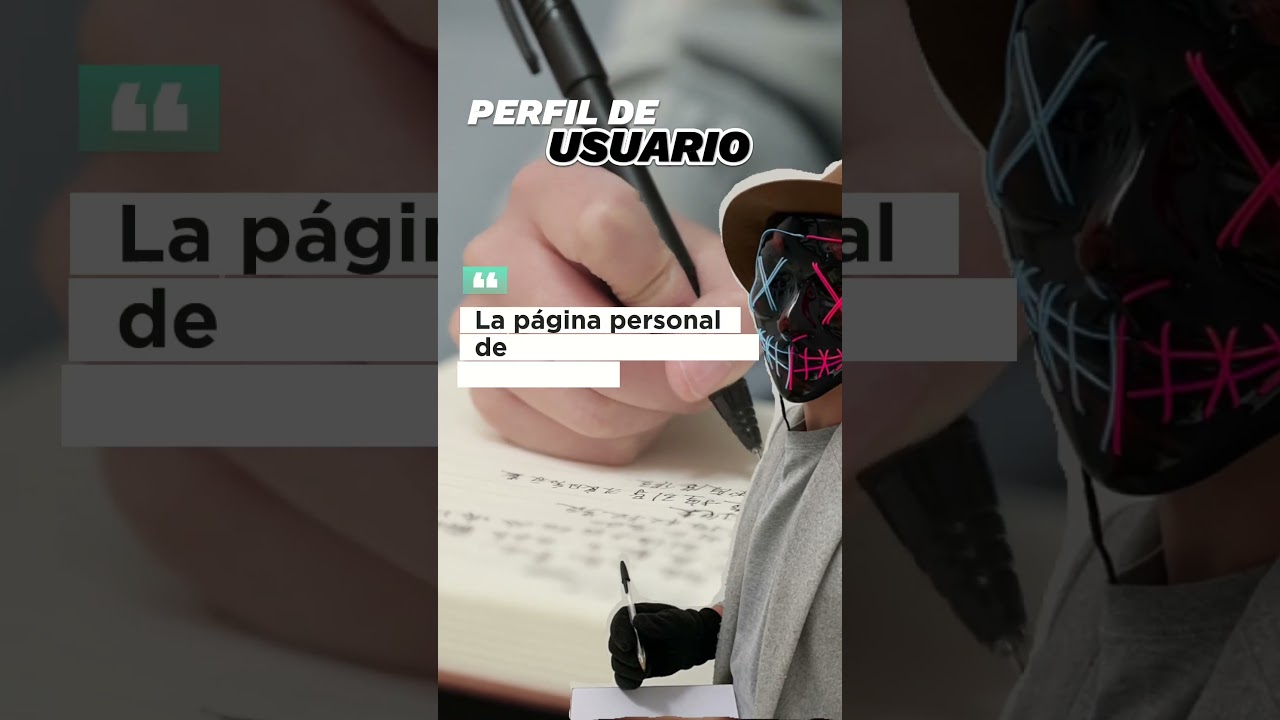 CONCEPTO 155: PERFIL DE USUARIO #conceptos #redessociales #perfil #usuario #elprofe #cositas