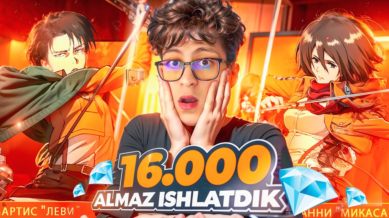 Aot Skinlani 16000💎😱Almazga tushirdik Alukard Legend ham | Mobile Legends Uzbekistan