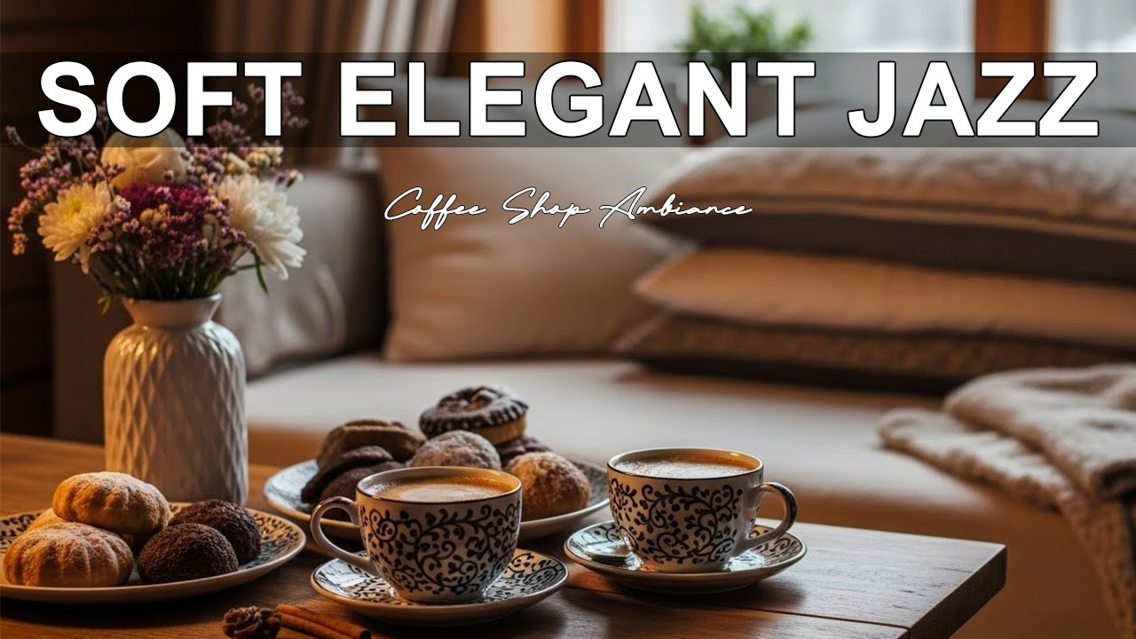 Soft Elegant jazz ❄️ Cozy Coffee Jazz for Study, Work and Calm Winter Relaxation