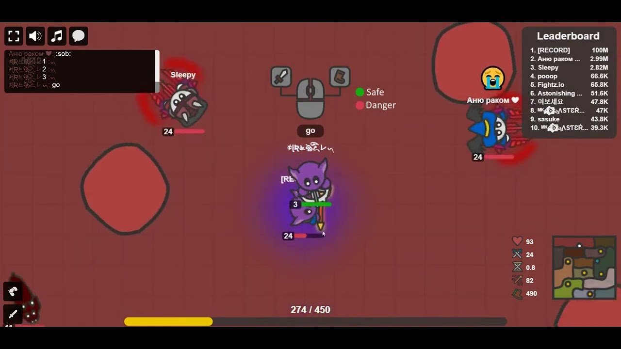 Sleepy vs Anya | Fightz.io