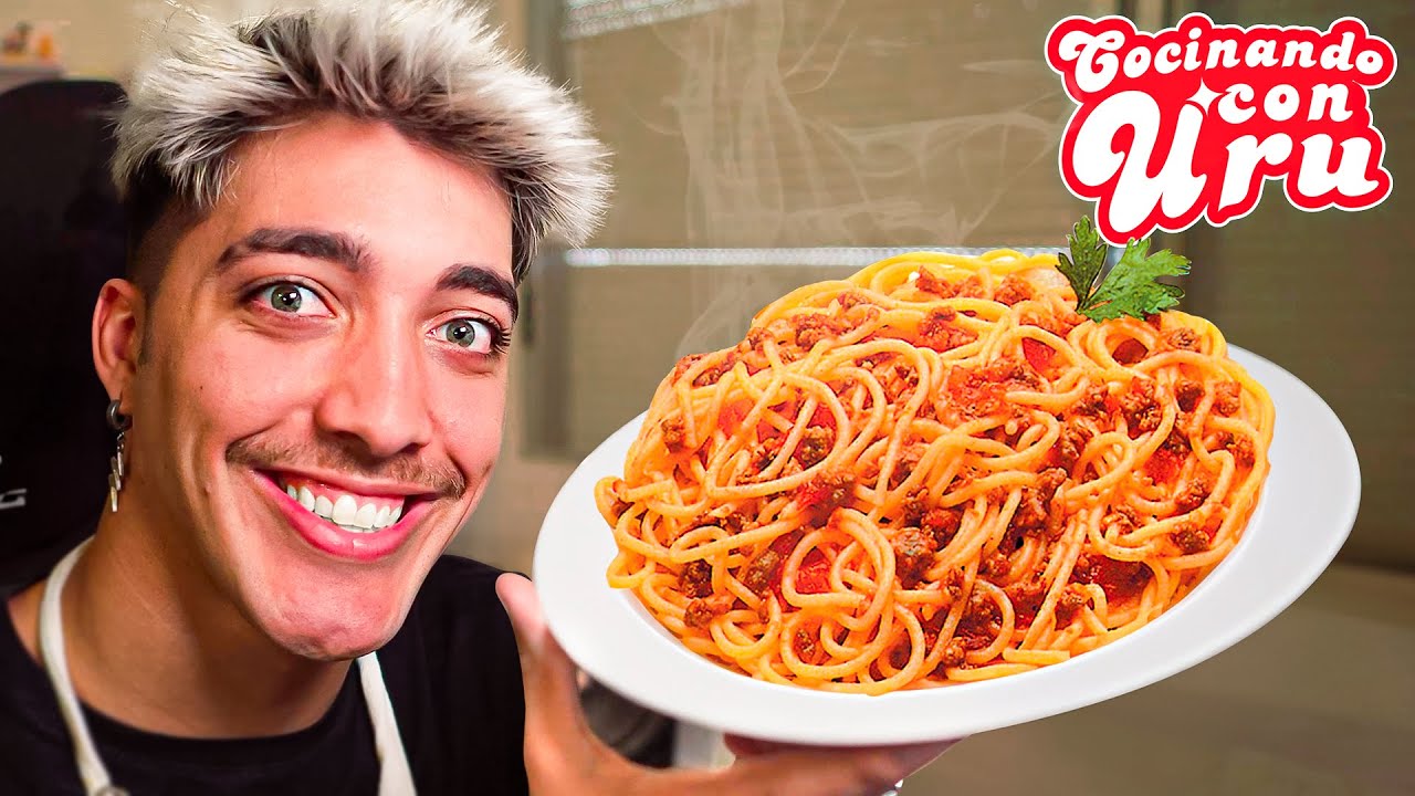 Streamer cocina fideos con tuco