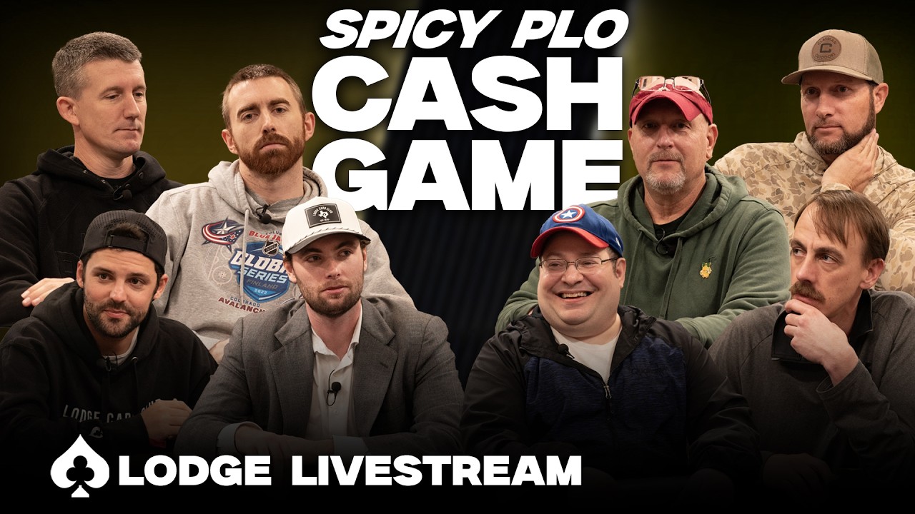 LIVE PLO Cash Game With Mile High Kev At The Lodge!