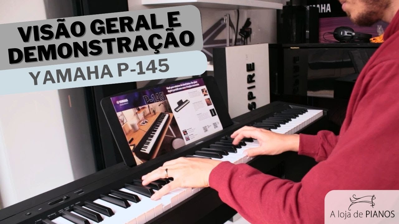 Yamaha P145 :: Visão Geral e Demonstrações Musicais