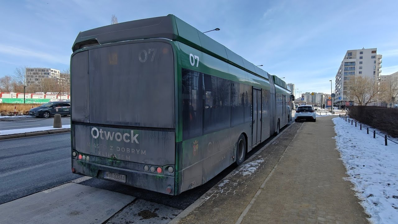 Linia W1 - Solaris Urbino 18 Hybrid III #07 ( Otwocki Zakład Energetyki Cieplnej )
