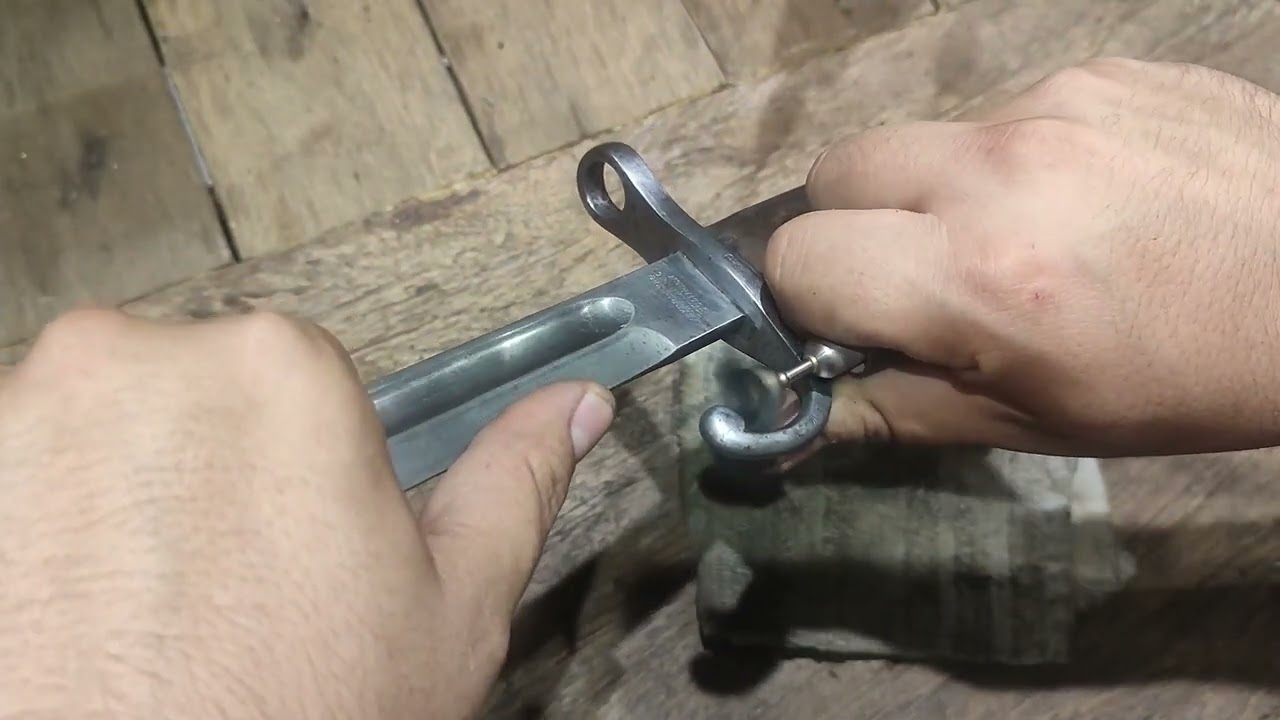 Restauración de Bayoneta Mauser 1909 - ASMR