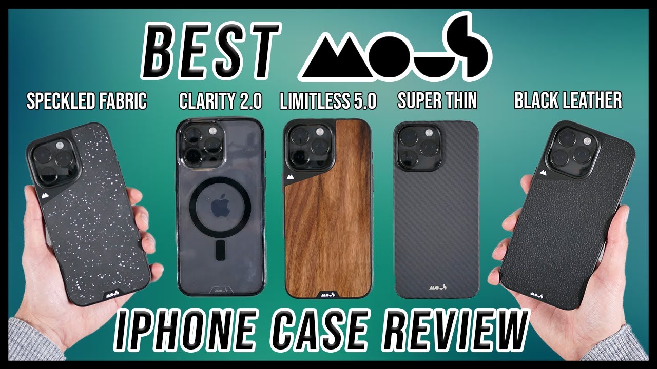 Best iPhone Mous Case? | Testing out all the Notable iPhone Magsafe Cases from Mous! (Review)