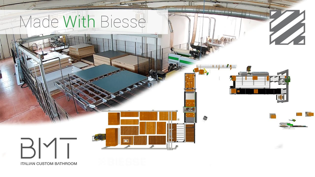 Made With Biesse - BMT Bagni, a partnership to manage the digital factory.