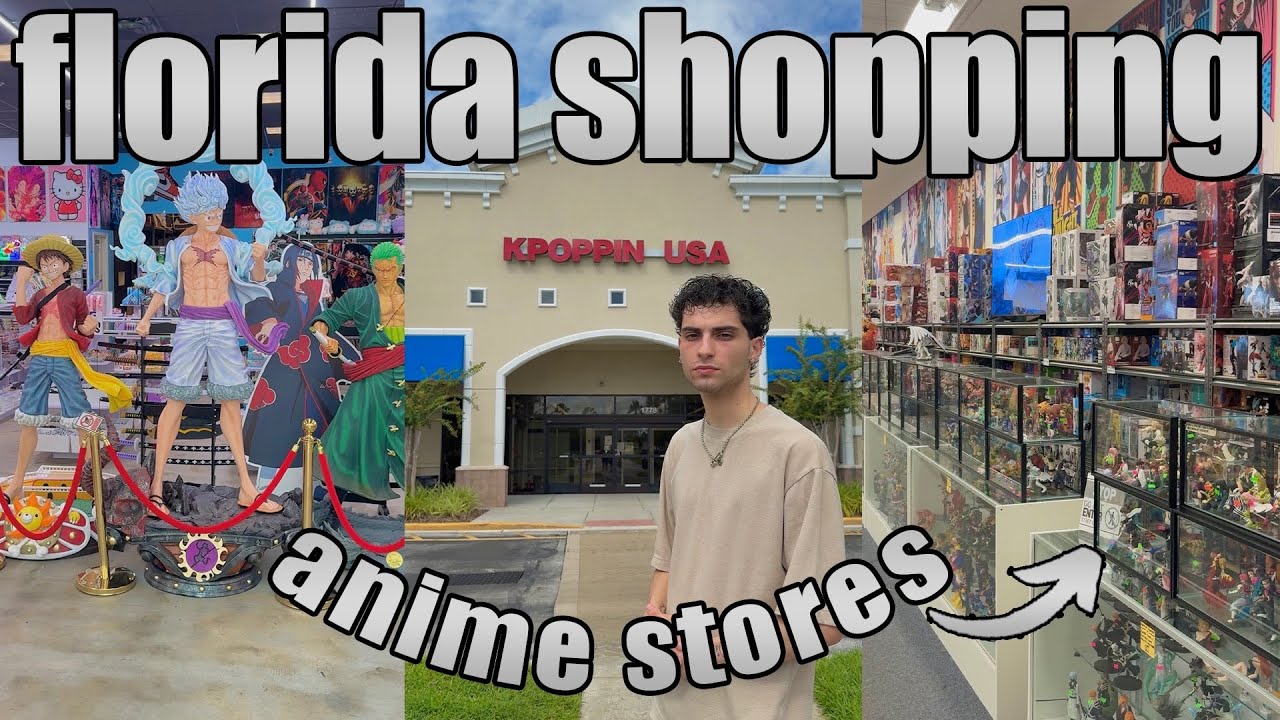 florida shopping: anime stores, arcade, blindboxes