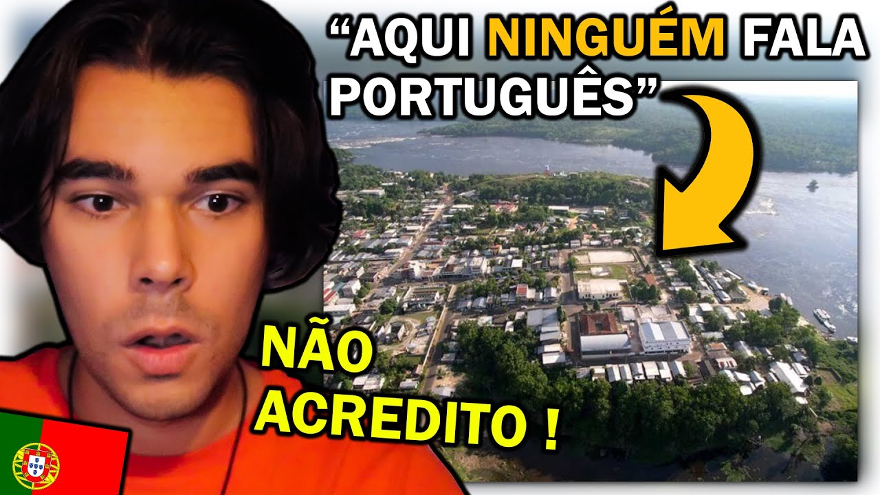 Português reage a CIDADES BRASILEIRAS que NÃO FALAM PORTUGUÊS !