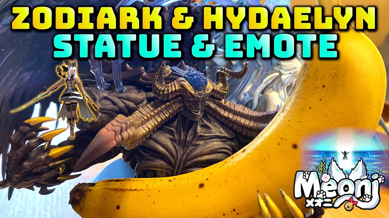 FFXIV: Zodiark & Hydaelyn Statue & Emote - Unboxing