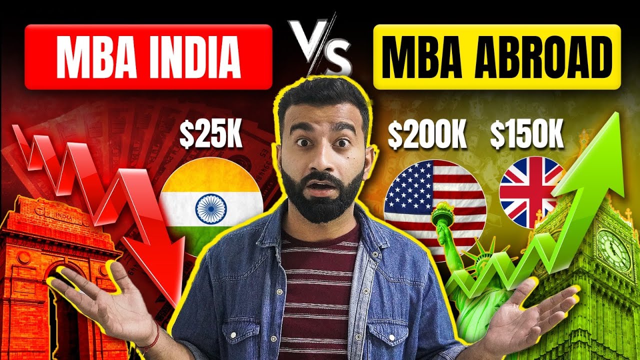 Mba in India vs Abroad | Cost | Salary | Top Companies |