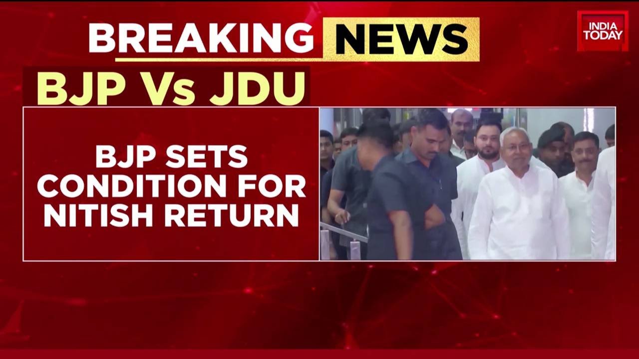'Nitish Kumar Needs To Handover CM Post' BJP Sets Condition For Nitish Kumar's Return: Sources