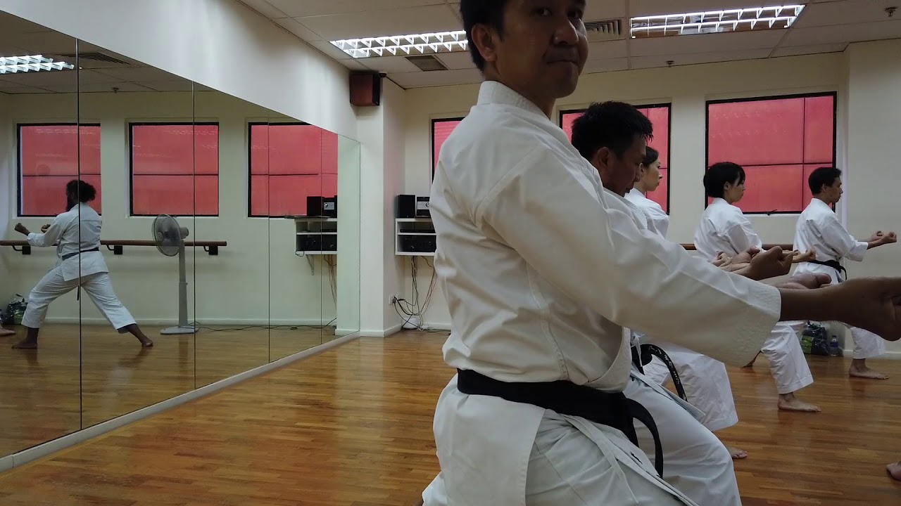 JKA Singapore Omura Sensei Training - Part 2 Kata Bassai Dai