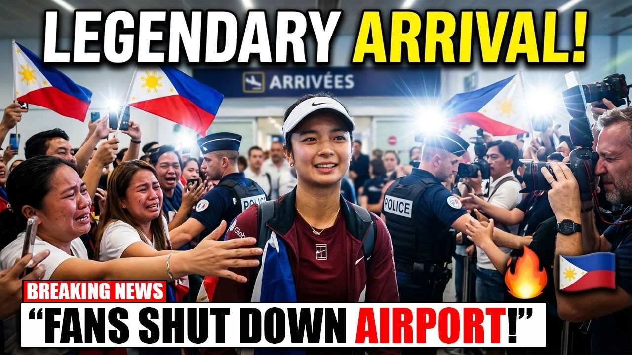 Alexandra Eala&rsquo;s LEGENDARY Arrival in France 🇵🇭 Massive Pinoy Crowd SHUTS DOWN Airport!